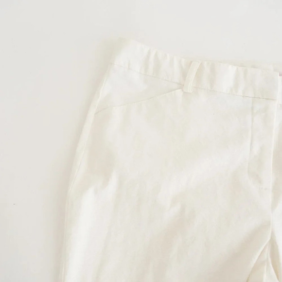Zac and Rachel White Brocade Straight Leg  Pants Size 14 - Picture 10 of 12